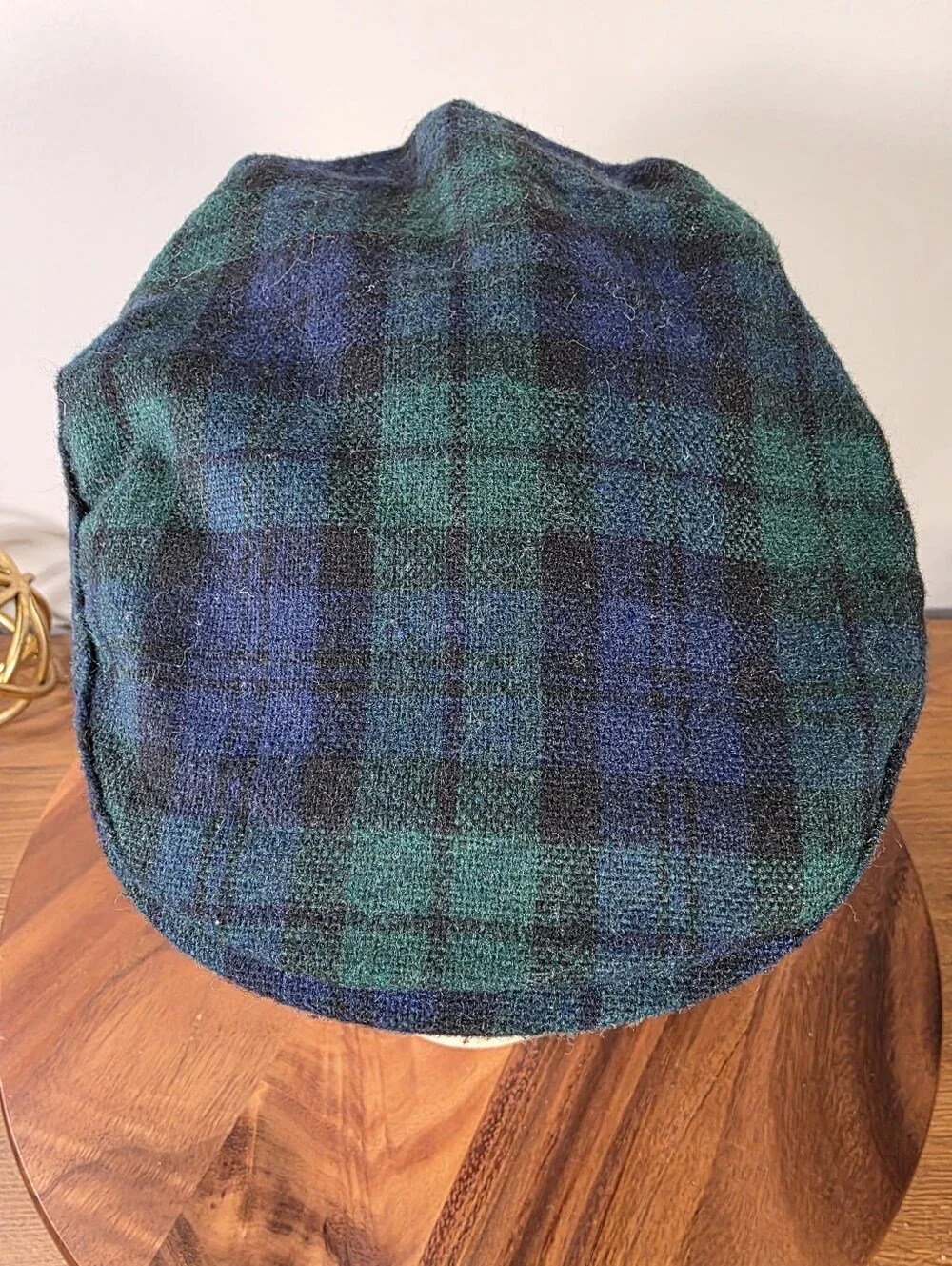Bert Pulitzer Collector’s Edition Black Watch Tartan Flat Cap - Size Small